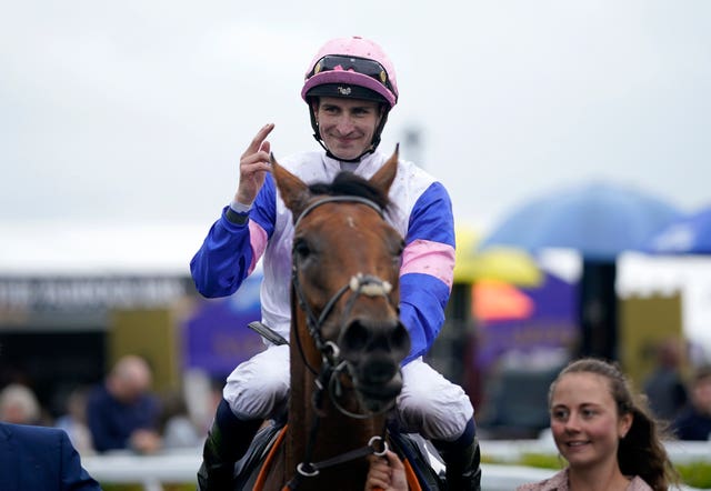 You Got To Me and Hector Crouch after winning the Irish Oaks 