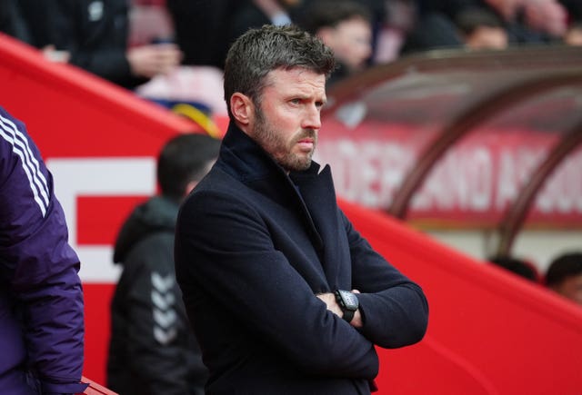 Michael Carrick in the dugout