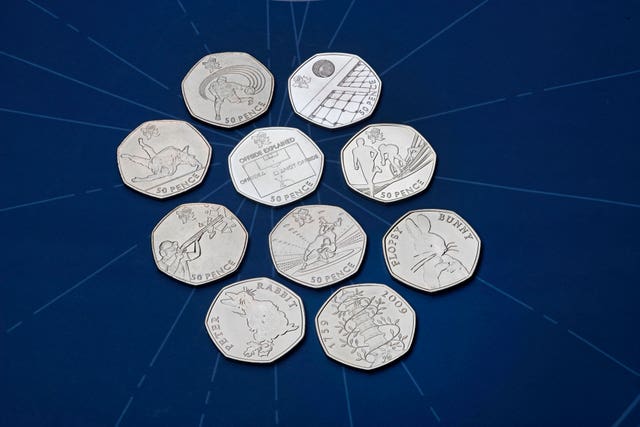 Royal Mint celebrates 50 years of the 50p