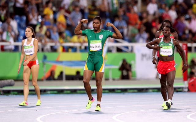 Caster Semenya won the women’s 800m Olympic title for a second time in Rio