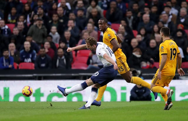 Harry Kane celebrated his MBE in style with a brilliant first-half strike but Tottenham lost 3-1 to Wolves
