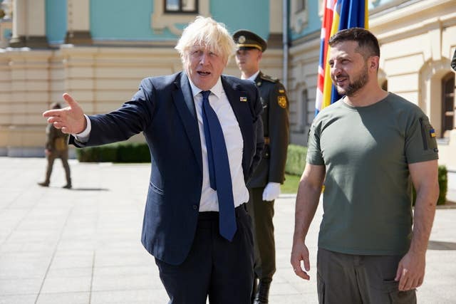 Boris Johnson visit to Ukraine