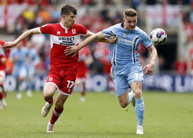 Middlesbrough v Coventry City – Sky Bet Championship – Riverside Stadium