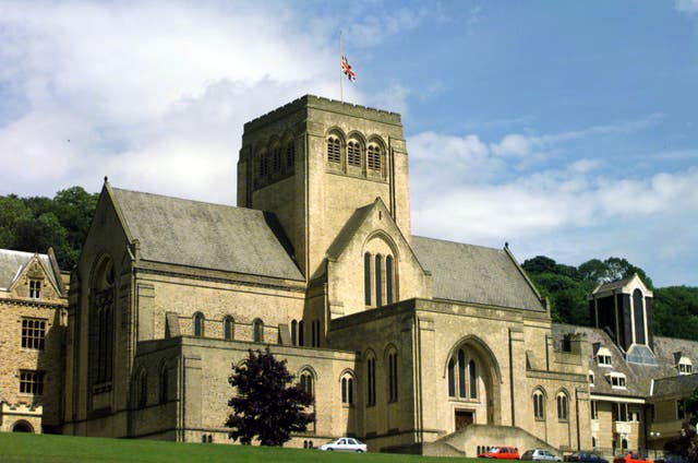 The exterior of Ampleforth Abbey
