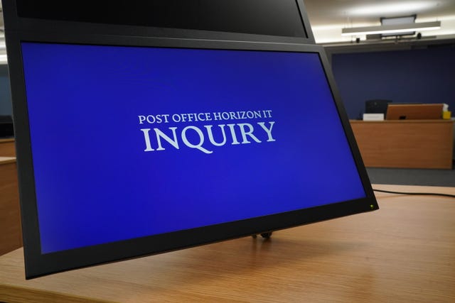 A general view of the Post Office Horizon IT Inquiry hearing room at Aldwych House in central London 