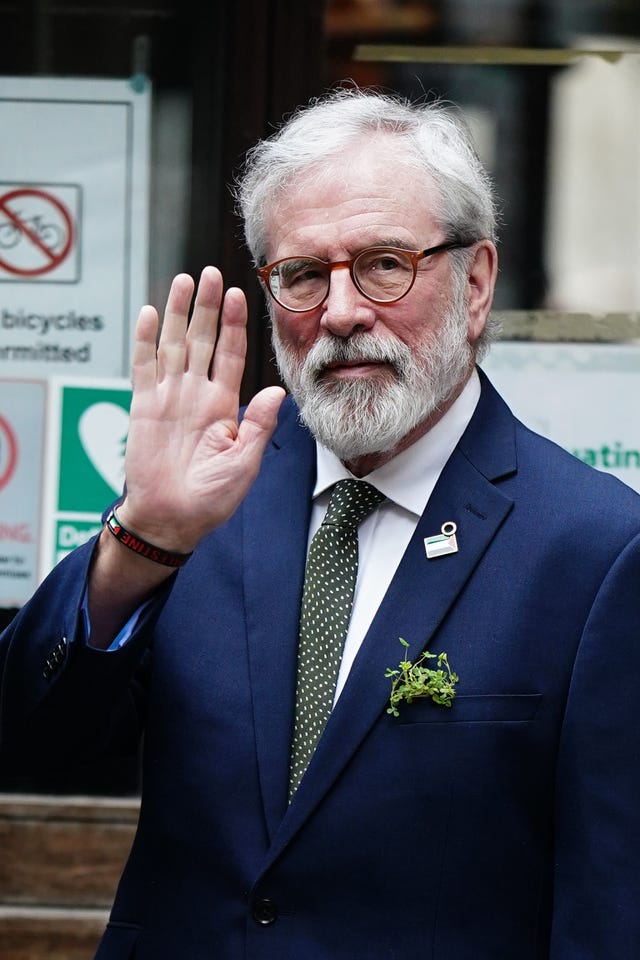 Mr Adams began giving evidence on Tuesday (Aaron Chown/PA)