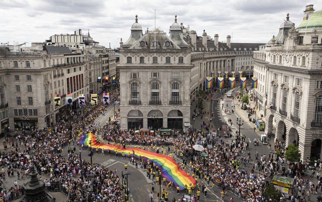 Pride in London parade 2022