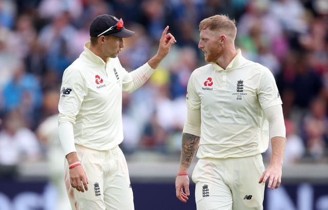 Ben Stokes, right, succeeds Joe Root, left, as skipper