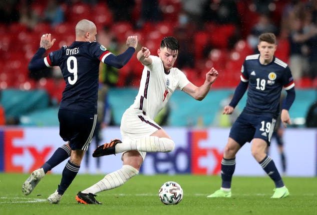 England's match against Scotland at last summer's Euros ended goalless