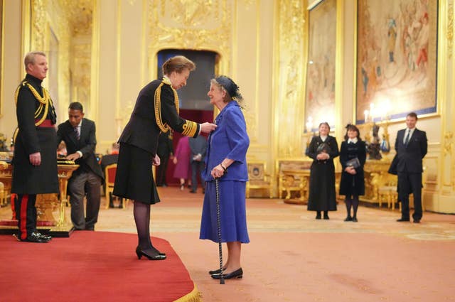 Sheila Mason is made an MBE