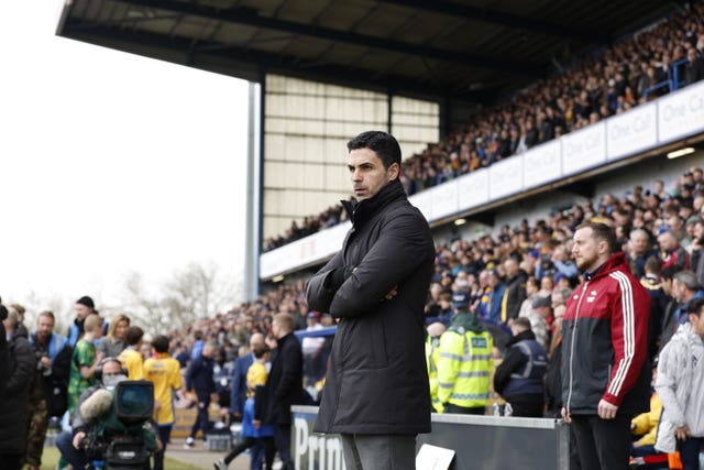 Mikel Arteta and Arsenal pressed on