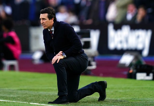 Aston Villa manager Unai Emery is hoping to deliver Champions League football next season