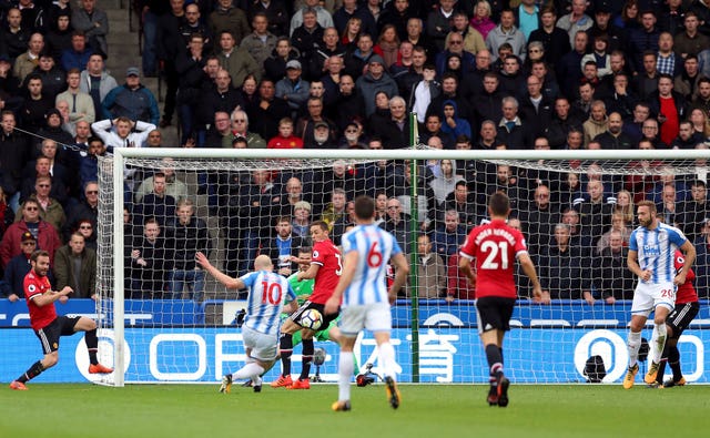 Aaron Mooy was instrumental for Huddersfield during their victory over the Red Devils