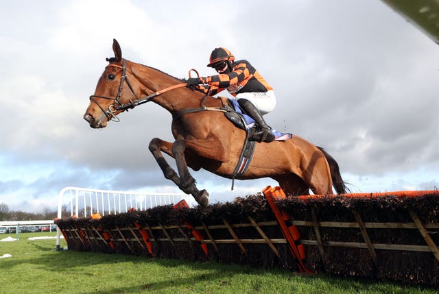 Nada To Prada ridden by Richard Patrick during the Sky Bet Supreme Trial Rossington Main Novices’ Hurdle at Haydock