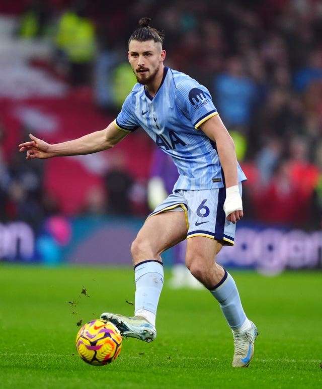 Radu Dragusin in action for Tottenham