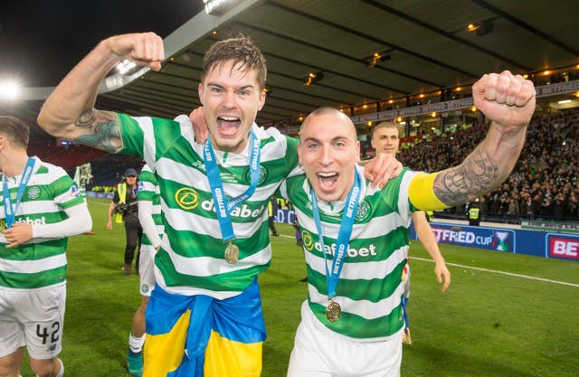 Scott Brown also hailed Mikael Lustig's contribution to Celtic's success
