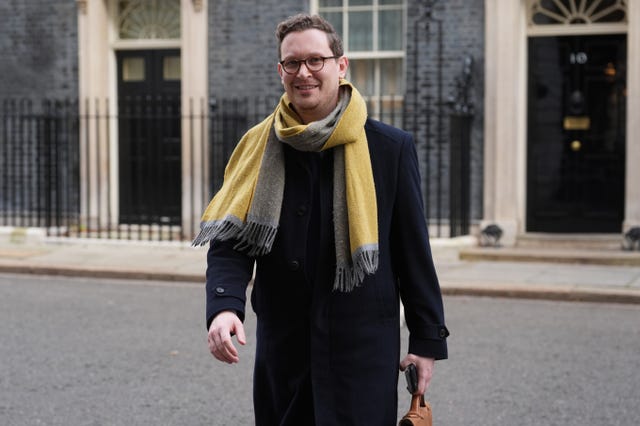 Chief Secretary to the Treasury Darren Jones leaving 10 Downing Street, London