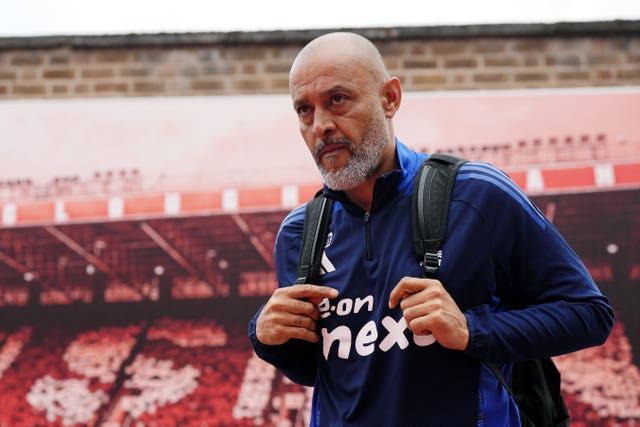 Nuno Espirito Santo ahead of Forest's Premier League match against Brentford at City Ground in May