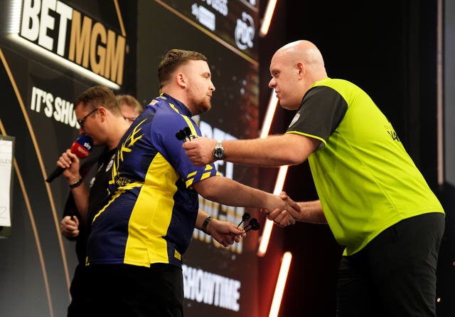 Littler eased to victory over Michael Van Gerwen 