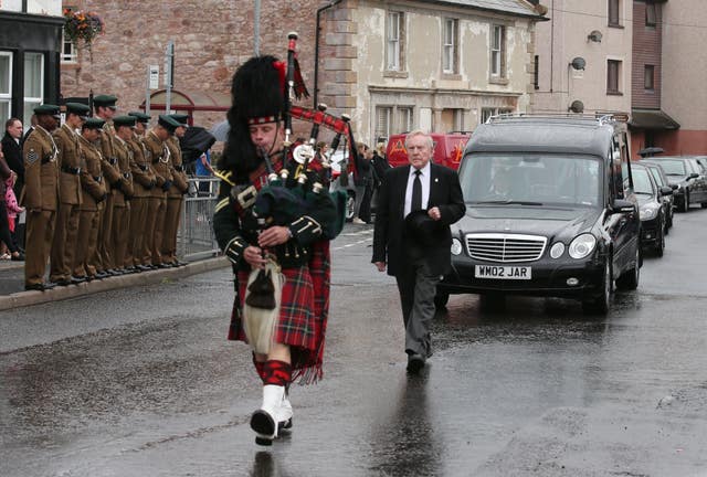 Corporal Josh Hoole funeral