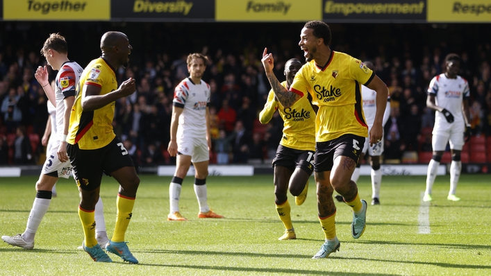 Watford ran riot against Luton (Steven Paston/PA)