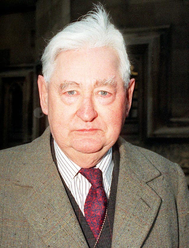 Lord Bramall in 1995 (Neil Munns/PA)