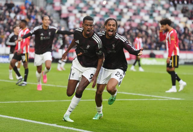 Alexander Isak celebrated his return from injury with a goal