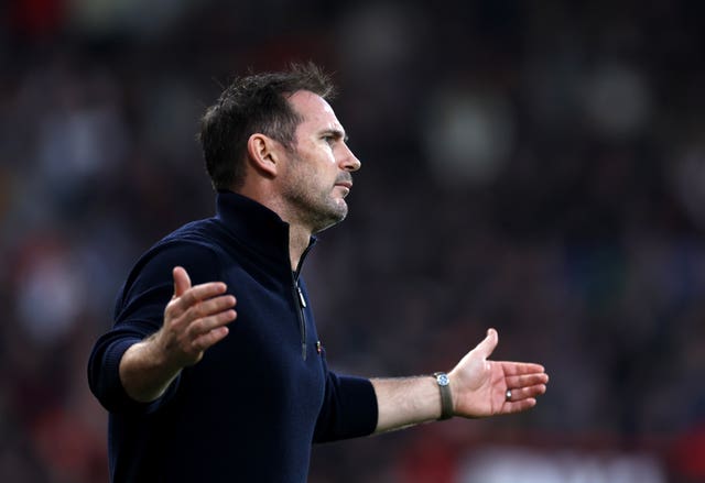 Frank Lampard was sacked as Everton boss on Monday