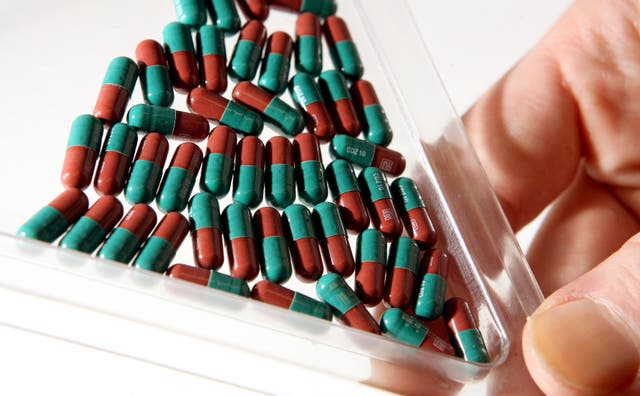 Capsules in a high street pharmacy (Anthony Devlin/PA)