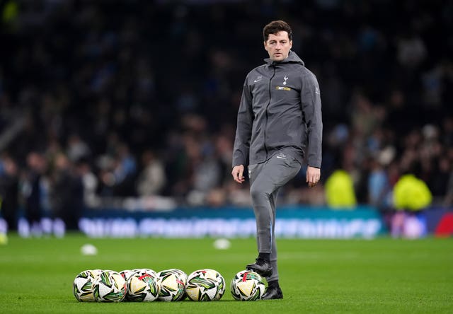 Ryan Mason during his time as Tottenham coach