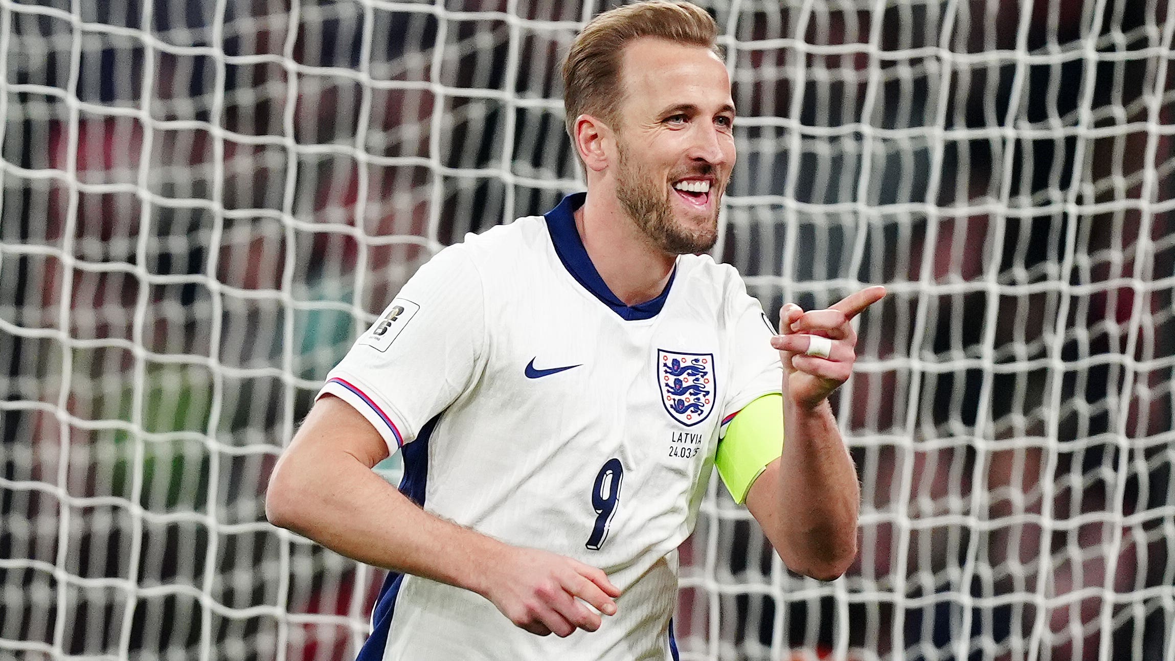 England's Harry Kane into top 20 men's international scorers with Latvia goal - PA Media
