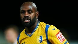Hiram Boateng scored a hat-trick for Mansfield (Barrington Coombs/PA)