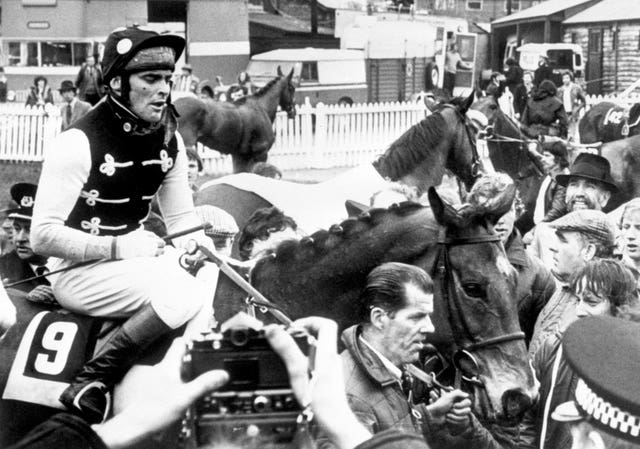 Lucius and Bob Davies after their 1978 Grand National triumph