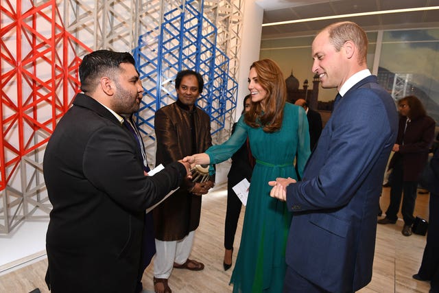 William and Kate meeting Naughty Boy