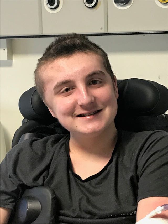 Undated handout photo issued by The Children’s Hospital Charity of Ben Mattocks, 14, from Doncaster, who walked a marathon in six days to raise money for Sheffield Children’s Hospital, which saved his life after he suffered a rare brain infection. He was told he may never be able to walk again but took his first steps six weeks ago