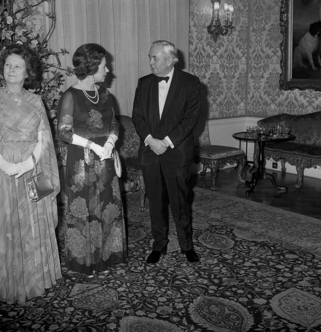 The Queen and Harold Wilson