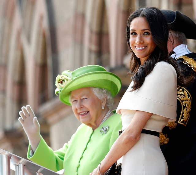 The Queen and Duchess of Sussex