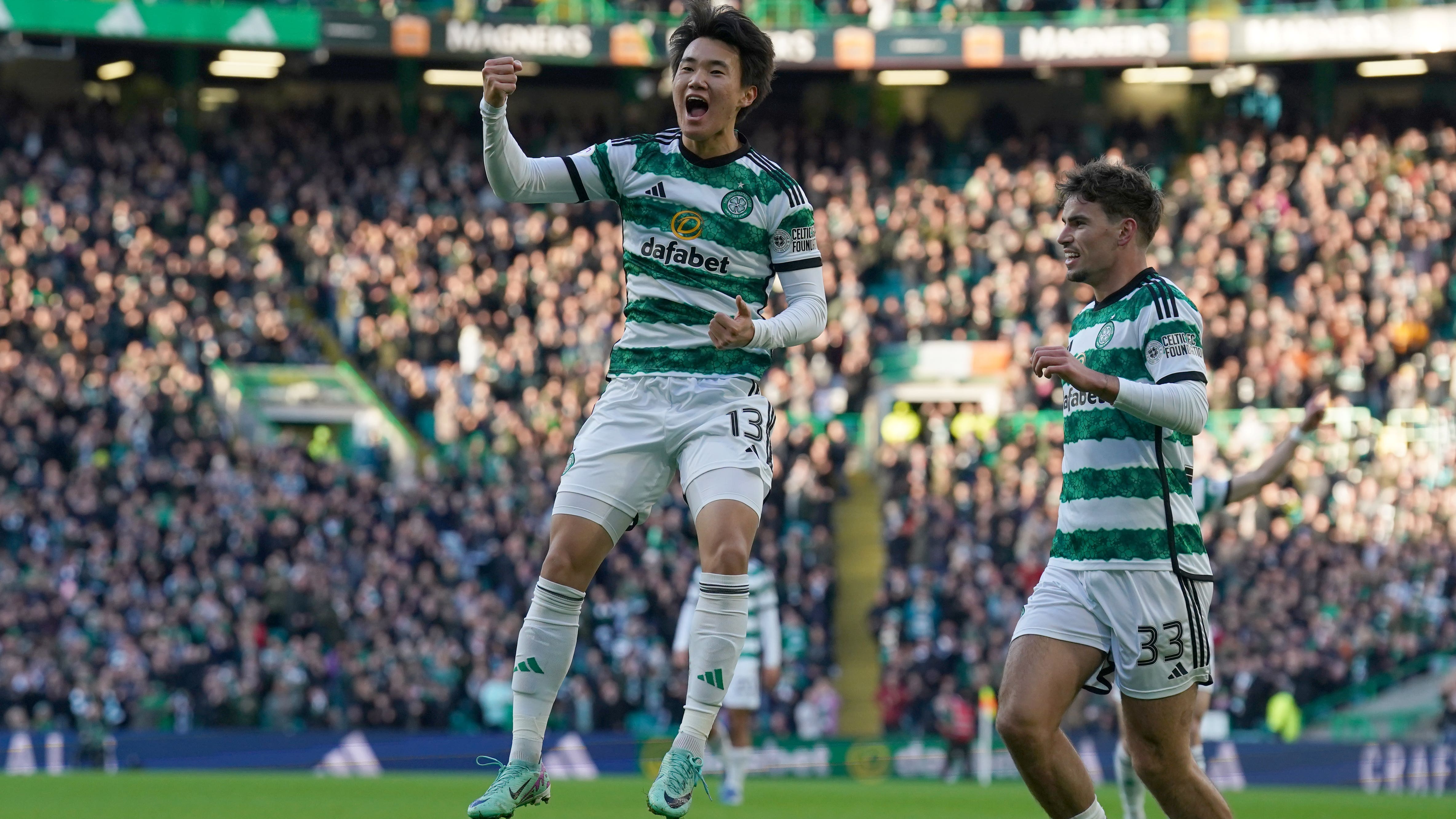 Yang Hyun-jun scored his first Celtic goal