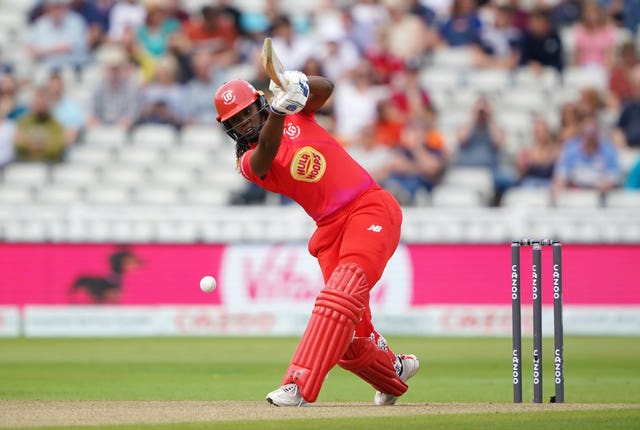 Hayley Matthews playing for Welsh Fire in The Hundred