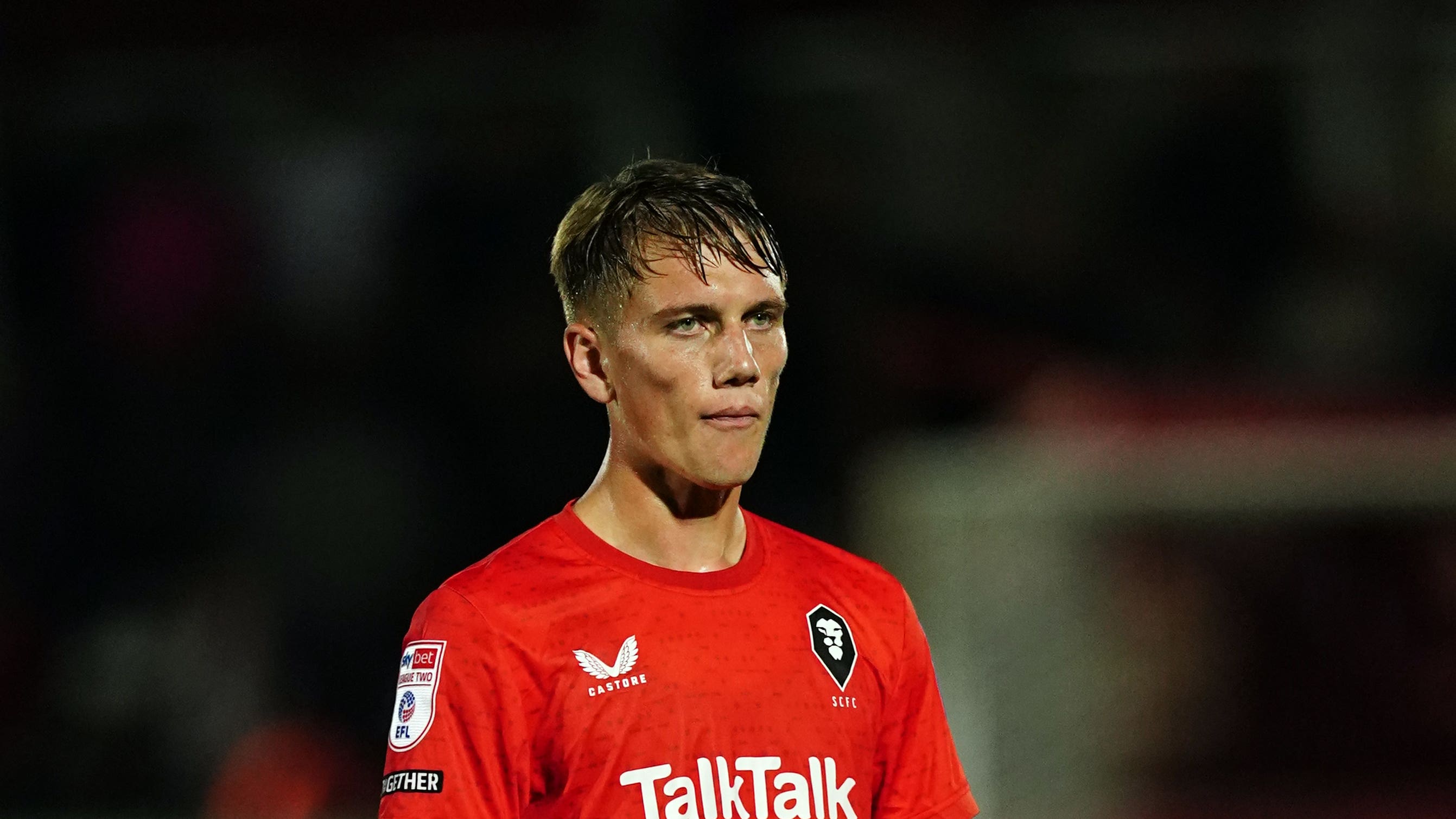 Salford City’s Ethan Galbraith (Martin Rickett/PA)