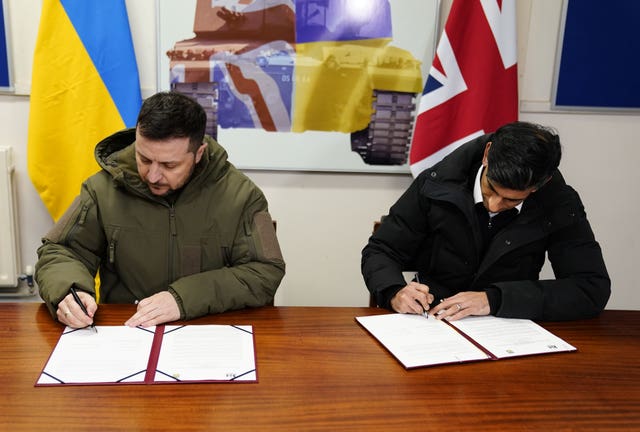 Ukrainian President Volodymyr Zelensky visit to UK