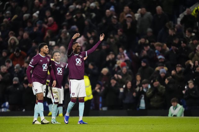 Jaidon Anthony (right) celebrates