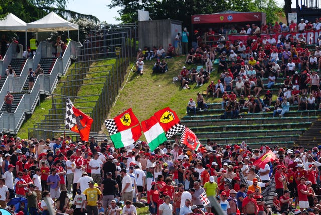 Ferrari fans at Imola
