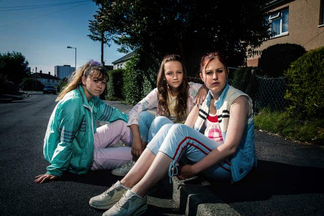 The cast of Three Girls (Ewen Spencer/BBC/PA)