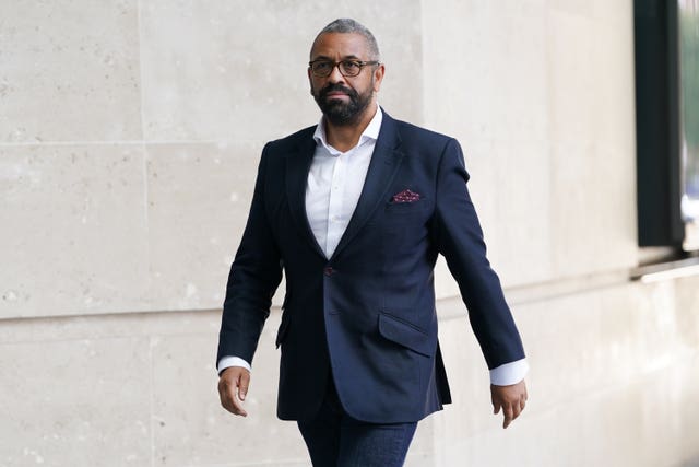 Shadow home secretary James Cleverly