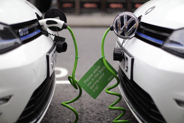 VW Electric Hybrid Car Recharging Stock