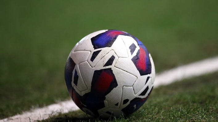 A general view of a Puma match ball during the Sky Bet Championship match at St. Andrew’s, Birmingham. Picture date: Friday February 10, 2023.