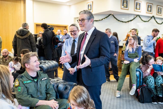Prime Minister Sir Keir Starmer during a visit to RAF Lossiemouth in Scotland, to mark the signing of the UK-Norway defence pac