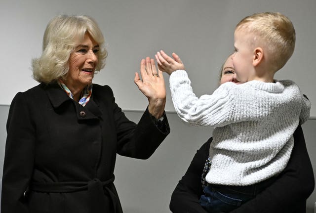 Queen Camilla visit to Swindon