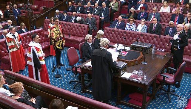 Anas Sarwar being sworn in in the House of Lords